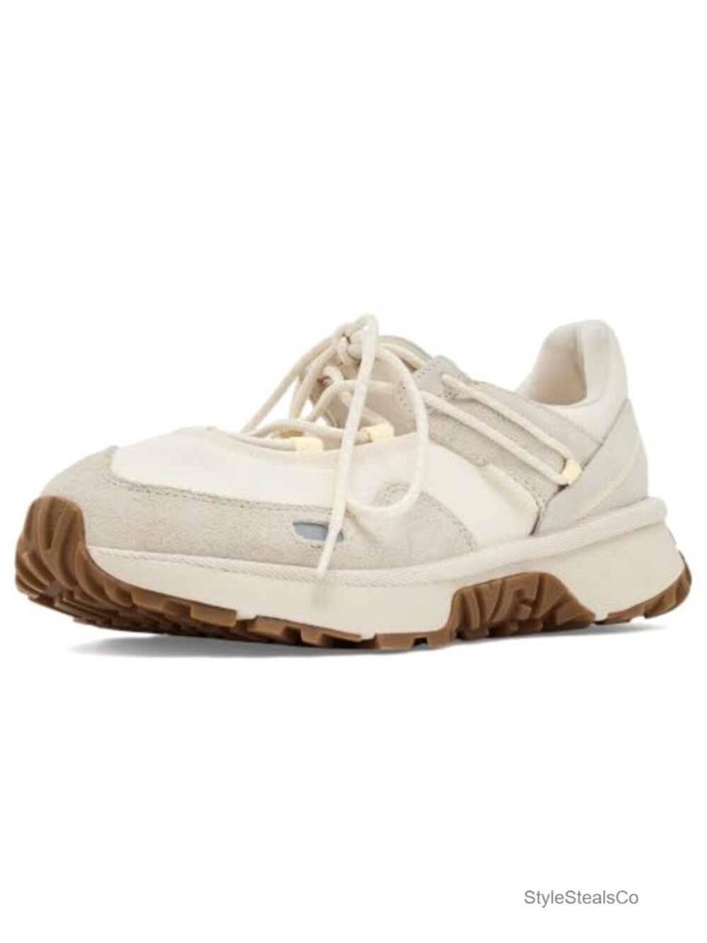Suede Ballet Sneaker Flat Lace-Up Retro Style Women Shoes